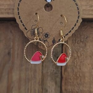 Santa Hat Earrings